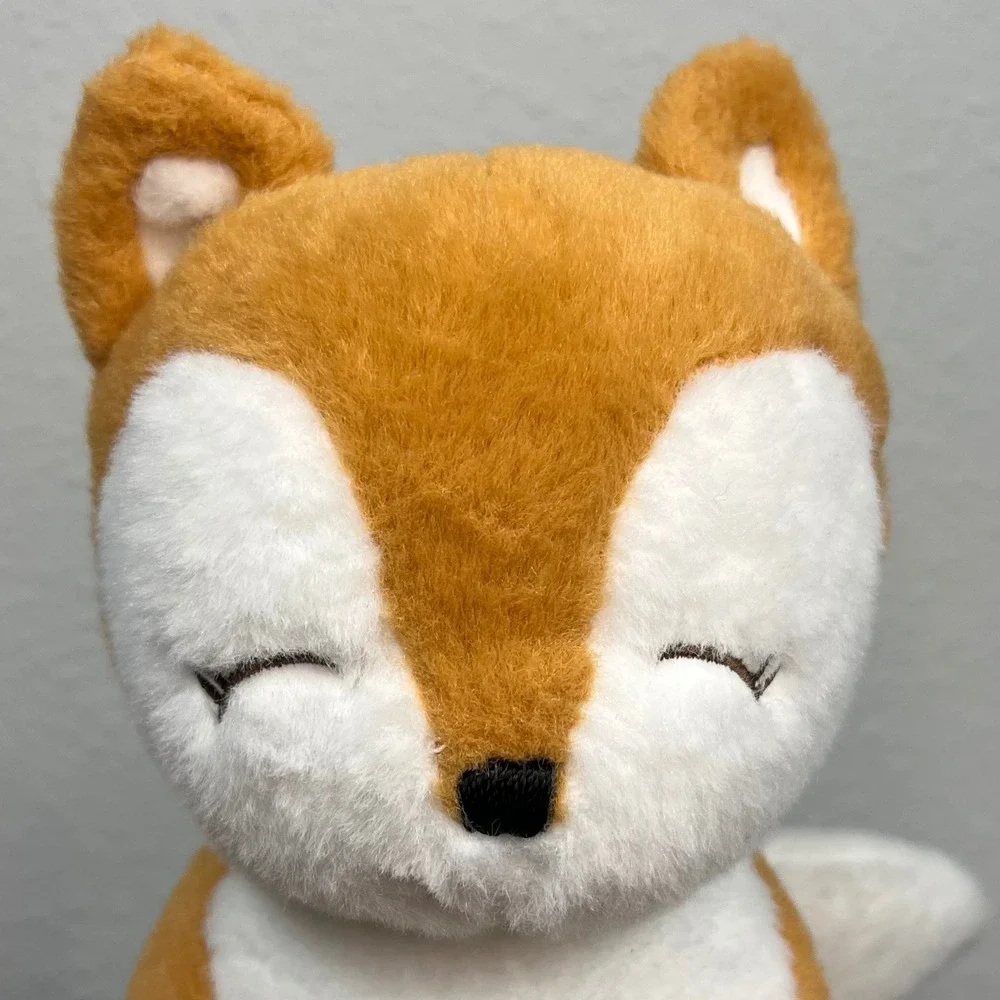 Gund Starting Out Orange Fox Plush Sleepy Eyes Stuffed Animal Nursery Lovey RARE